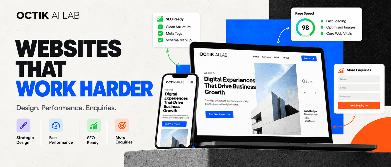 Who Builds Premium Websites That Rank, Load Quickly and Convert Visitors Into Enquiries?
